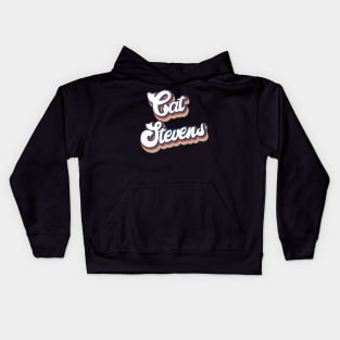 KakeanKerjoOffisial VintageColor Cat Stevens names Kids Hoodie